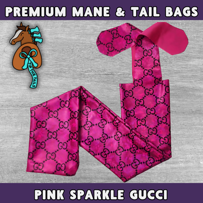 Pink Sparkle GG Equine Tail Bag