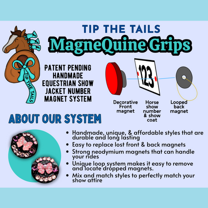 Purple Balloon Dog MagneQuine Grip Set