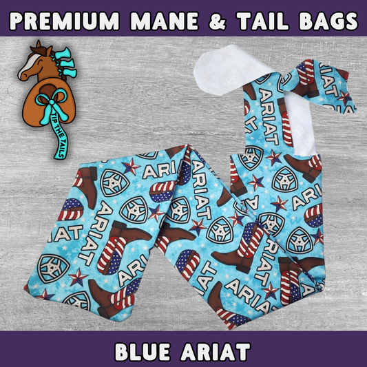 Blue Ariat Equine Tail Bag