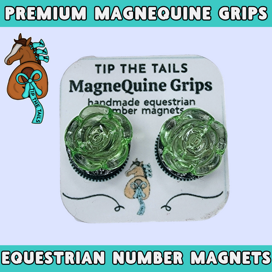 Green Flower MagneQuine Grip Set