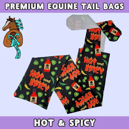 Hot & Spicy Equine Tail Bag-Tip The Tails